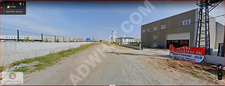 Land designated for industry with an area of 4350 square meters, located next to the organized industrial zone (OSB), with no issues concerning roads, water, or electricity.