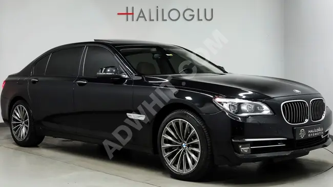 BMW 750d LONG x-DRIVE, 2014 model, with no additional expenses, fully from the dealer - HALİLOĞLU