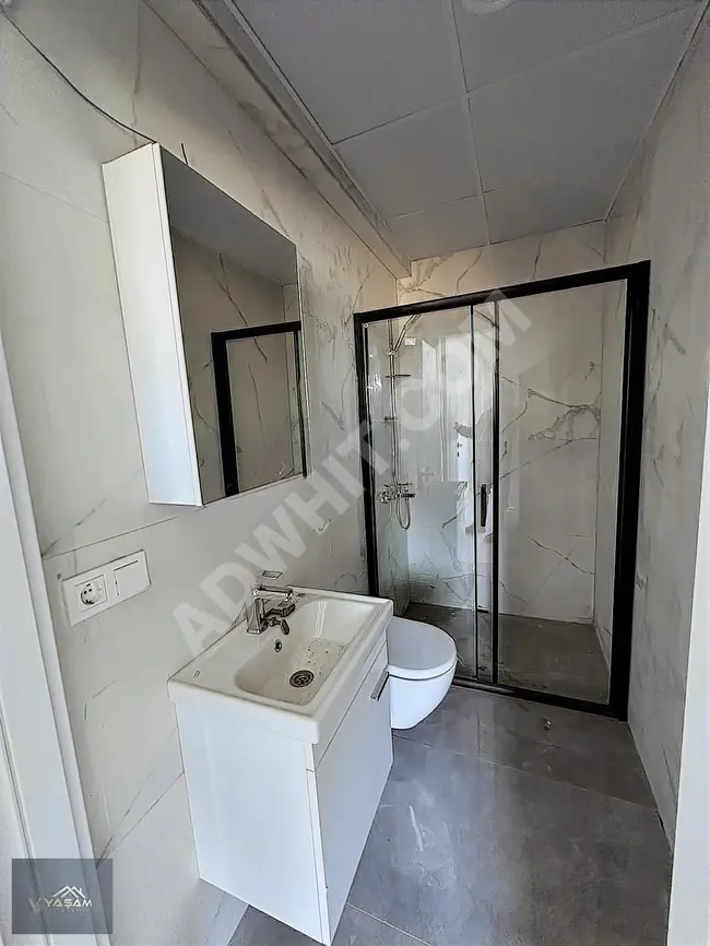 New luxury apartment 2+1 with en-suite bathroom inside a complex