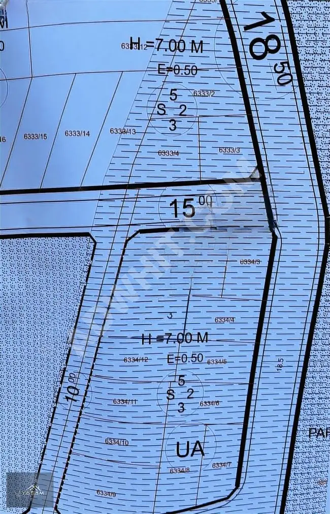 SANCAKTEPE DE 2.5 KAT VİLLA İMARLI YOLA CEPHE ARSA