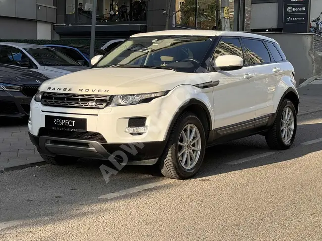 RANGEROVER EVOQUE 2013 model with heated seats and electric heating system.