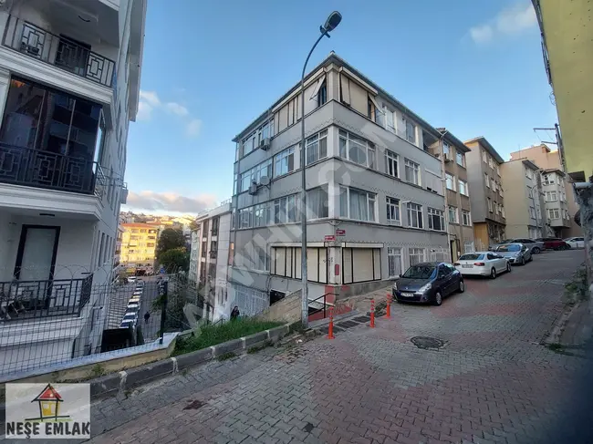 An empty apartment for sale next to the metro station at the corner in ÜSKÜDAR FISTIKAĞACI.