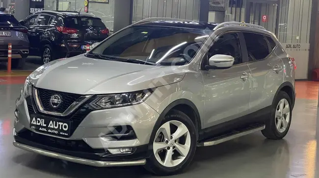 Nissan Qashqai موديل 2018, طراز جديد, سقف زجاجي, متابعة المسار, كاميرا, مقاعد جلد, اكسسوارت, اوتوماتيك