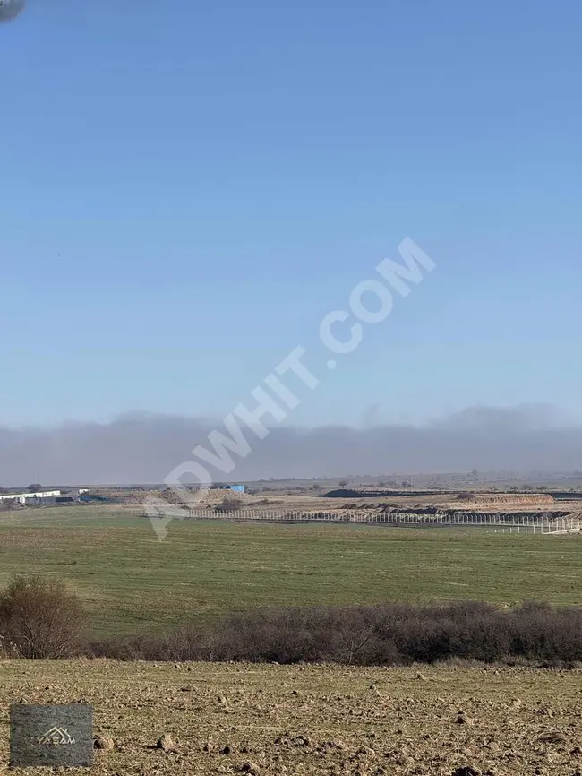 Opportunity: Land for sale in the new İPSALA industrial area with an area of 8,384 square meters.