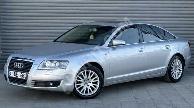 سيارة  AUDİ A6 2.0 TFSİ  موديل 2007  170 حصان فتحة سقف + تدفئة 4 مقاعد كاملة المواصفات