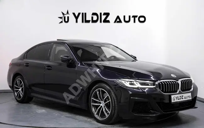 2022 MODEL BORUSAN BMW 5.20İ M SPORT 50.YIL LOGO HATASIZ BOYASIZ