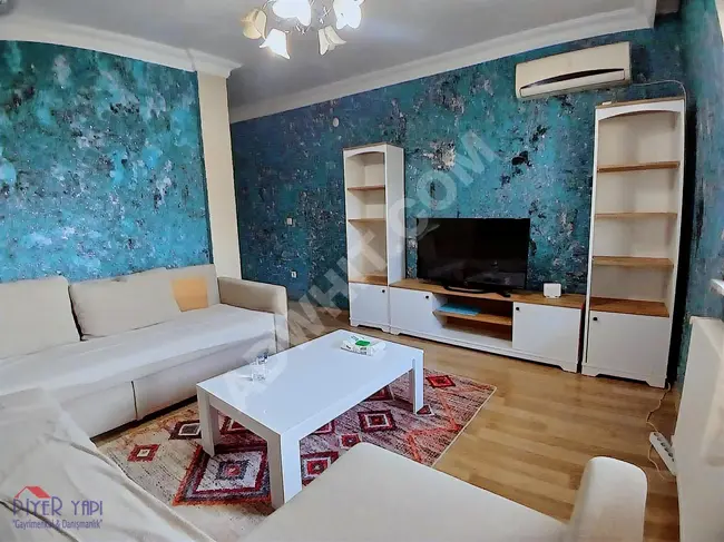 2+1 fully furnished apartment for rent near METRO market in ÇAĞLAYAN.