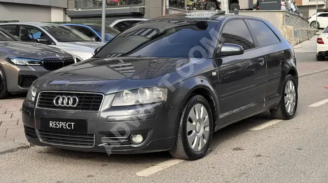 سيارة AUDI A3 2.0FSI موديل 2005 فتحة سقف، تدفئة مقاعد، مصابيح زينون، ملاحة من RESPECT MOTORS