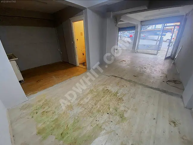 Commercial space for rent with an area of 40 square meters upper - 40 square meters lower - on KÖPRÜYOLU Street