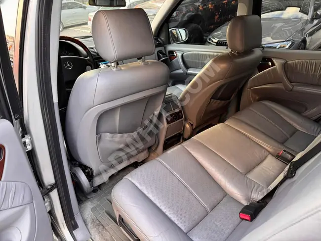 سيارة MERCEDES ML 400 CDI  موديل 2003  مقاعد بذاكرةوتدفئة فتحة سقف من RESPECT MOTORS