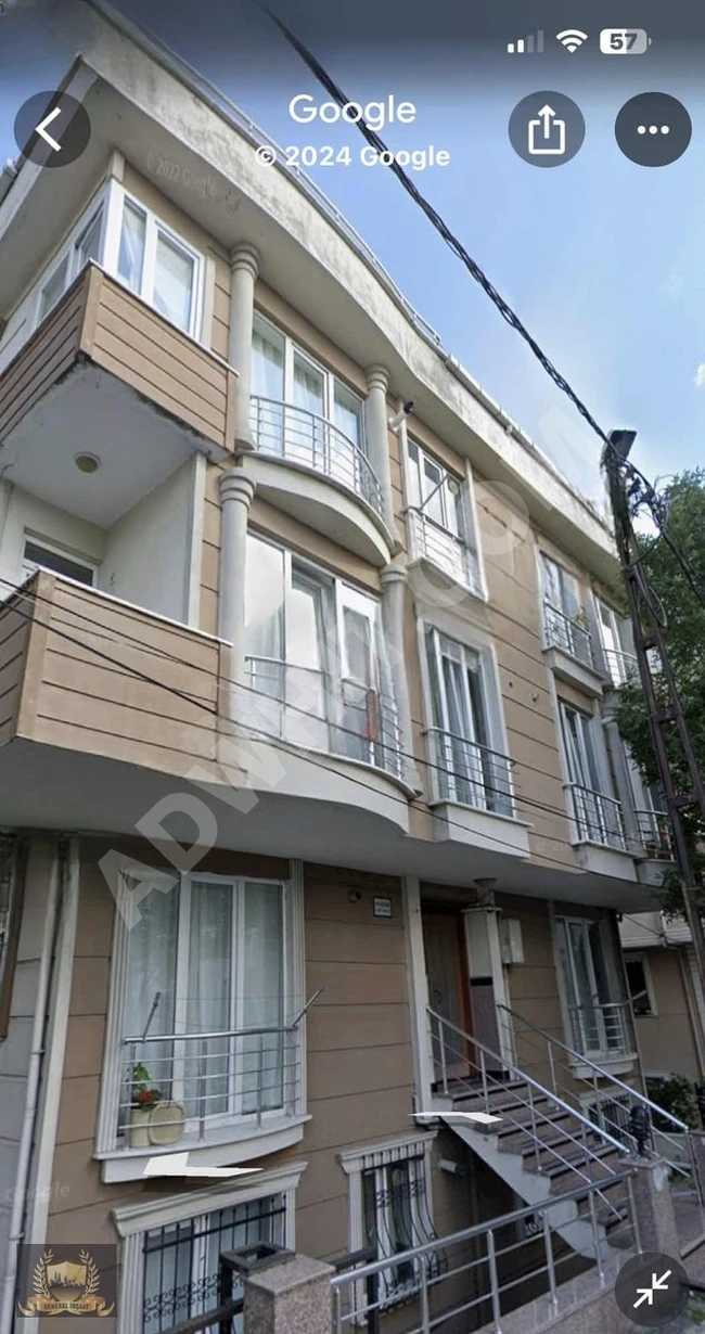 A raised ground floor apartment 1+1 near AVCILAR E-5