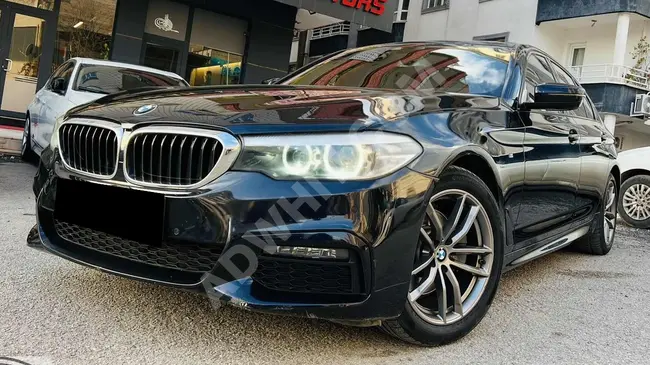 سيارة BMW 520 XDRİVE M SPORT  موديل 2018 فتحة سقف صندوق امتعة كهربائي كاميرا للرؤية خلفية