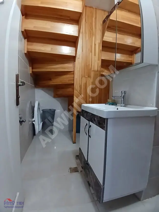 3+1 Duplex Apartment Reverse on Ground Floor in ÇAĞLAYAN Center by PİYER EMLAK