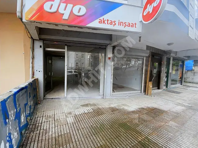 Commercial space for rent with an area of 40 square meters upper - 40 square meters lower - on KÖPRÜYOLU Street