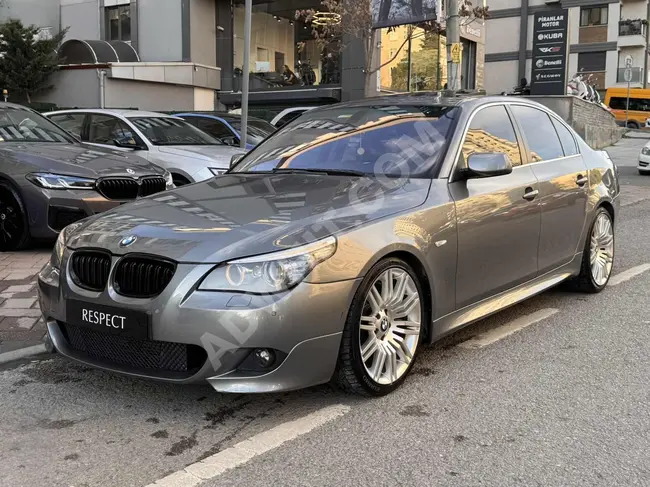 سيارة BMW 520d JOYSTICK موديل 2008  فتحة سقف HI-FI من RESPECT MOTORS