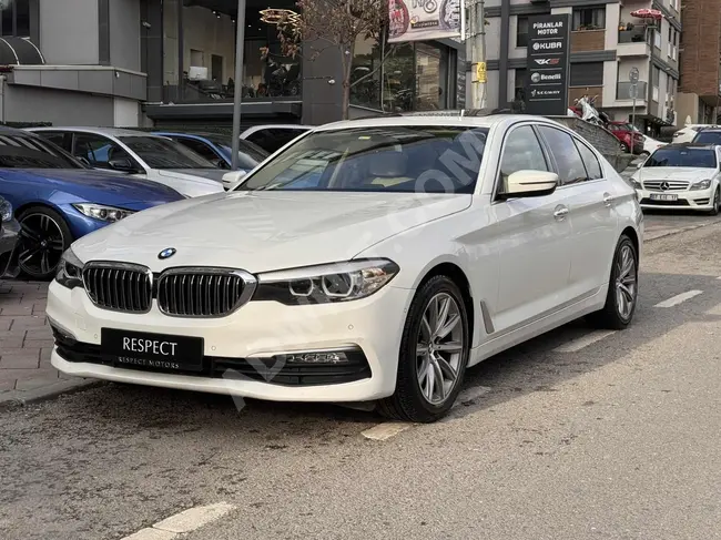 سيارة BMW 5.20i COMFORT PLUS  موديل  2017 فتحة سقف  127 كم بدون طلاء