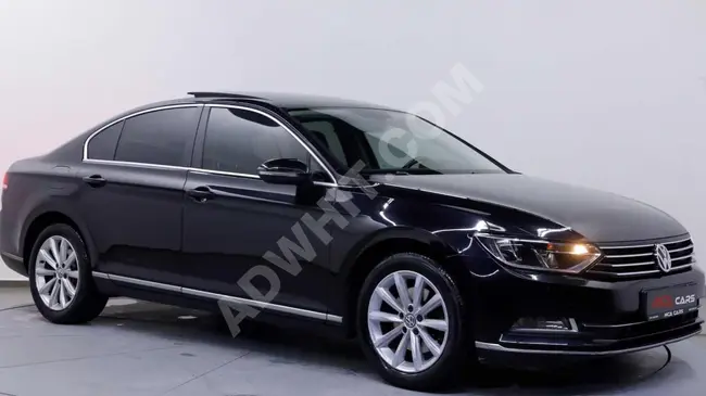 Volkswagen Passat car, dark brown interior, low kilometers.