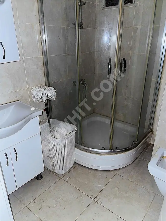 Furnished 1+1 apartment with high entrance for rent in Elmalıkent