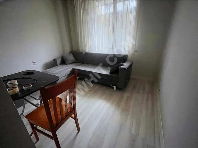 Furnished 1+1 apartment with high entrance for rent in Elmalıkent