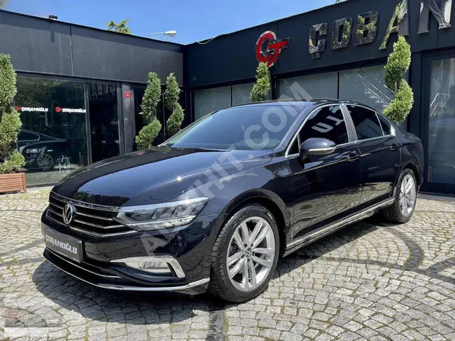 سيارةPASSAT 2.0TDI ELEGANCE  موديل 2021 تجهيزات جلد بلون بني TABA - جنوط 18 -كاميرا للرؤية الخلفية - بدون طلاء