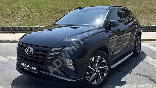 HYUNDAİ TUCSON  بدون عيوب  وبدون طلاء، سقف زجاجي+تنجيد جلدي