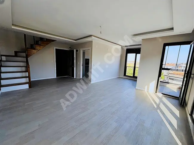 Beautiful duplex apartment in a new building, 3 minutes from the metro