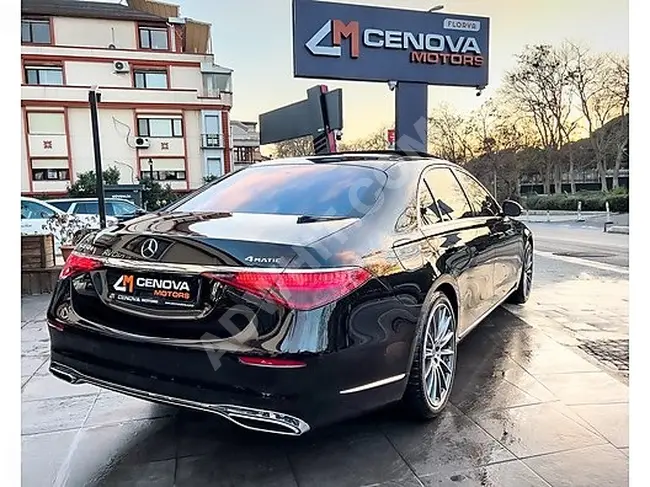 MERCEDES-BENZ S450 AMG  سلسلة خاصة, لون اسود ومن الداخل تابا بني, محور خلفي, من الوكيل- CENOVA MOTORS