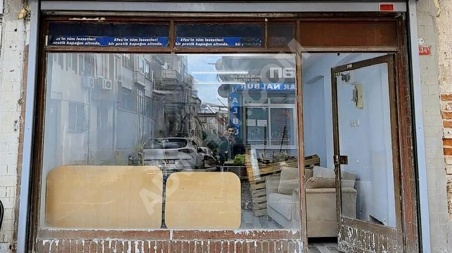 Shop for rent with an area of 45 square meters in KOCAMUSTAFAPAŞA on the main street.