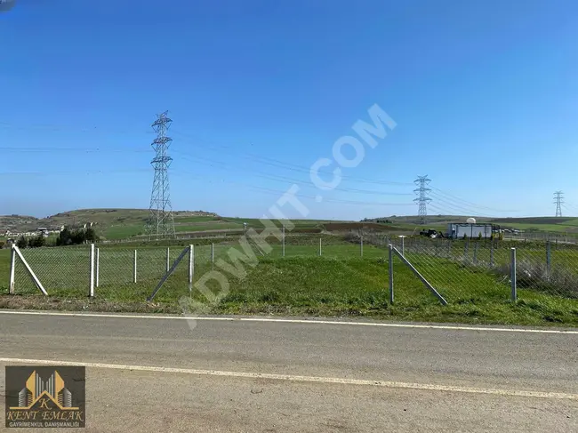 A plot of land measuring 414 square meters, an investment opportunity on the main road in Silivri Kadıköy.