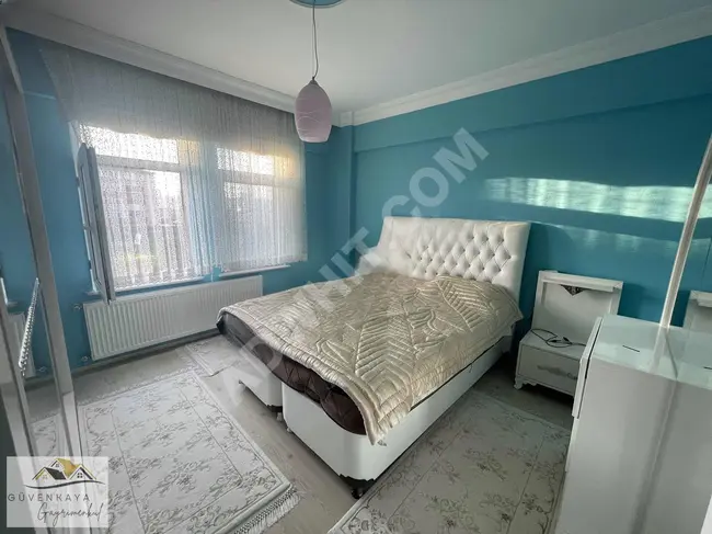 3+1 apartment, fully furnished on a middle floor in MİMAR SİNAN ORTAÇEŞME