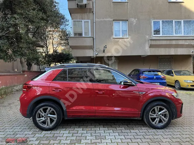 2023 T-Roc 1.5 TSI R-Line DSG Cam Tavanlı Boyasız 13.000 Km'de