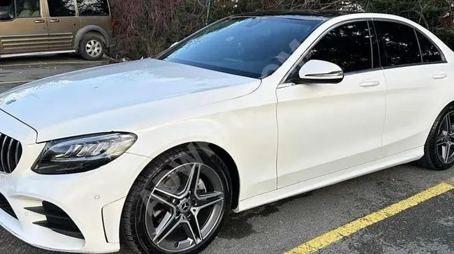 سيارة MERCEDES C 200 AMG  موديل 2021 بدون عيوب أو طلاء، مع الضمان