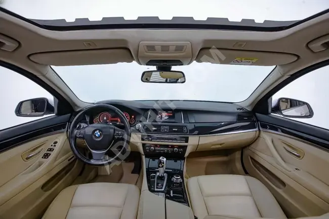 BMW 5.20İ PREMİUM موديل 2015, +M SPORT , عداد رقمي, نظام شفط, باكاج كهربائي