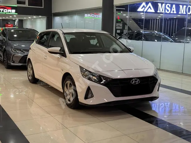 سيارة Hyundai i20 موديل 2021 بدون حوادث وبدون تغييرات، مع صيانة منتظمة 1.99 إمكانية قرض.