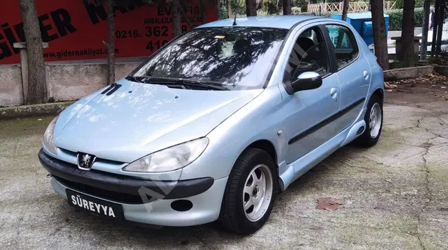 سيارة PEUGEOT 206 1.4 X LİNE موديل 2003 - بنزين LPG نظيفة جدا ومعتنى بها جيدا