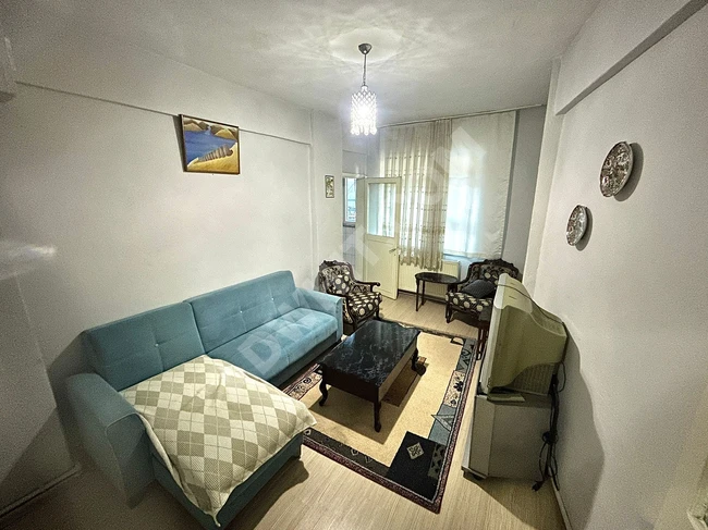 Furnished 1+1 apartment for rent in Kağıthane Ortabayır neighborhood