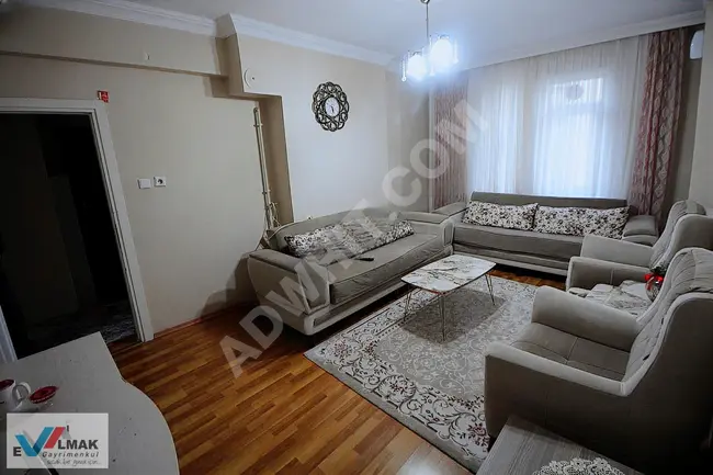 3+1 Apartment on a Middle Floor without Fees for Sale in TEVFİKBEY Neighborhood by EVALMAK