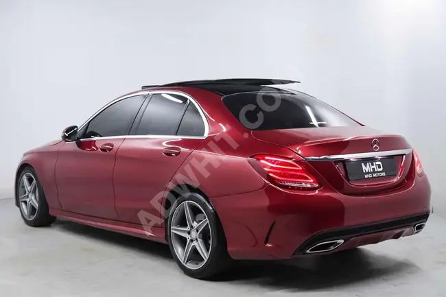 سيارة MERCEDES C180 AMG موديل 2017 - 9G/360 كاميرا - طلب خاص!