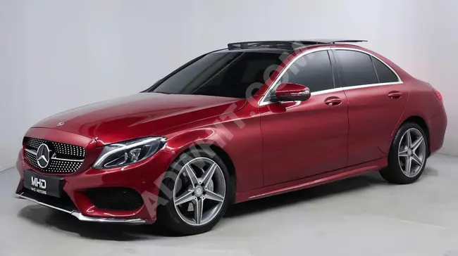 سيارة MERCEDES C180 AMG موديل 2017 - 9G/360 كاميرا - طلب خاص!