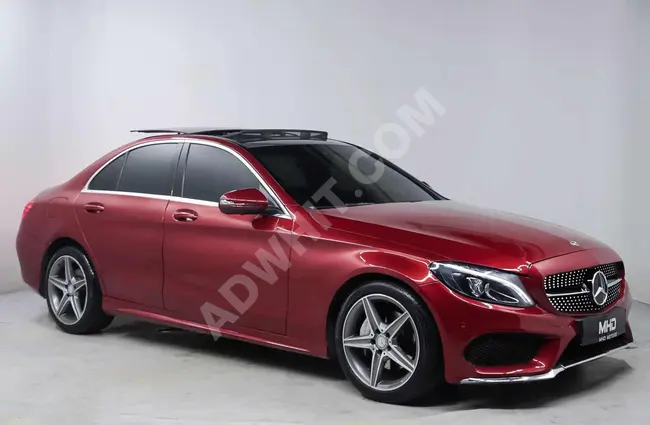 سيارة MERCEDES C180 AMG موديل 2017 - 9G/360 كاميرا - طلب خاص!