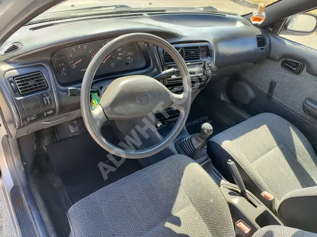 سيارة TOYOTA COROLLA LPG 1.3 XL موديل 1997  غاز الفحص الفني حتى   21.12 2026