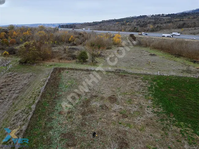 Magnificent land with a highway frontage in ÇATALCA KALEİÇİ.