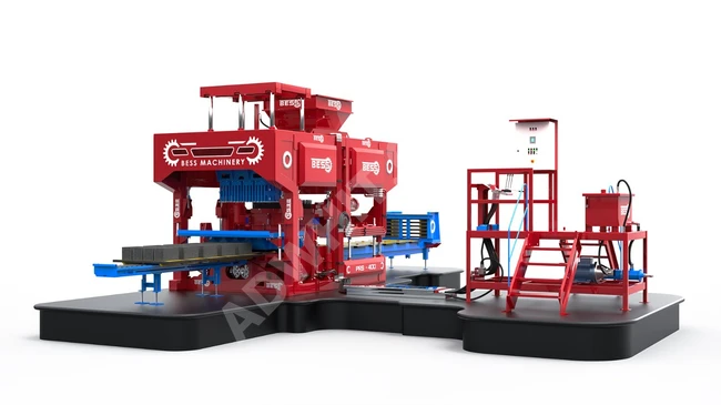 European Standard Concrete Block Machine–4to 8k Blocks per Shift