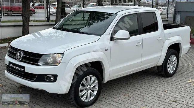 VOLKSWAGEN AMAROK موديل 2014, HİGHLİNE 4x4, بصيانة في الخدمة - بقوة 180 حصان - بدون تغيير -بضريبة 20%