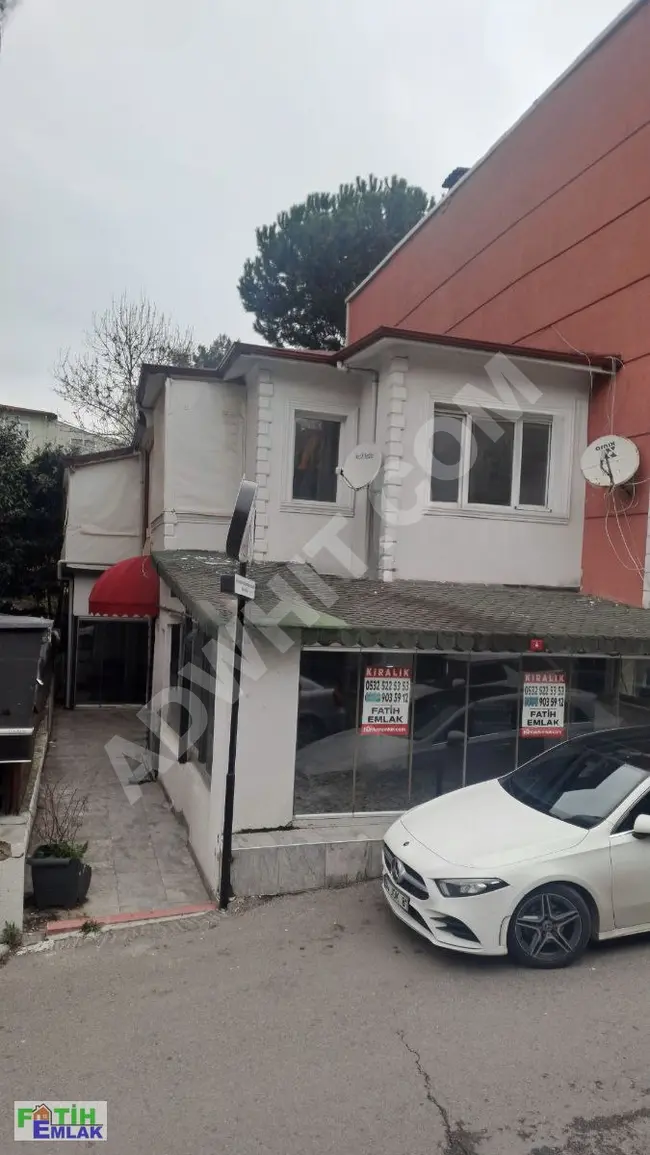 Independent commercial property consisting of two floors for sale in Beykoz Kavacık.