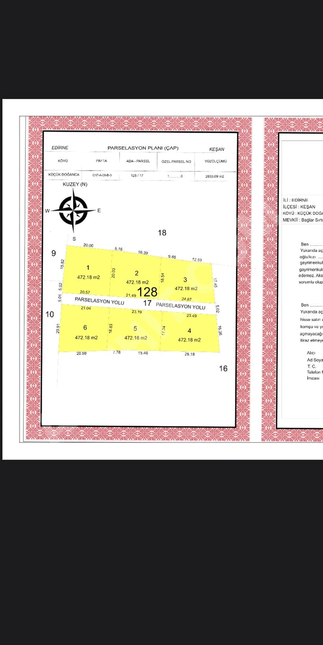 Land for sale in Edirne Keşan