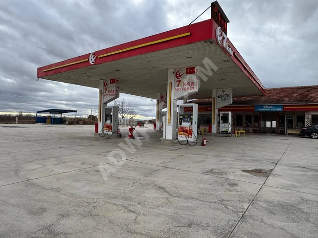 Gas station for rent on Uşak Denizli road