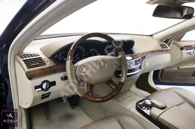 Mercedes - Benz S 350 LONG 4Matic, موديل 2008, تدفئة 4 مقاعد, نظام تعليق هوائي, HARMAN,مساج, من الوكيل