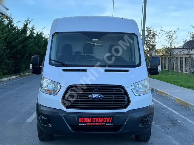 137.000 KMDE 2015 FORD TRANSİT 350L UZUN ŞASİ ÖN ÇEKER 2+1 155PS