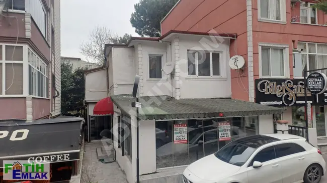 Independent commercial property consisting of two floors for sale in Beykoz Kavacık.